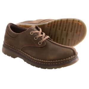 Dr Doc Martens Nevin AW004  Brown Leather Shoes Size 11 W 10 M